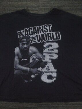 Bravado 2Pac Me Against the World Black Graphic T-Shirt Men’s L